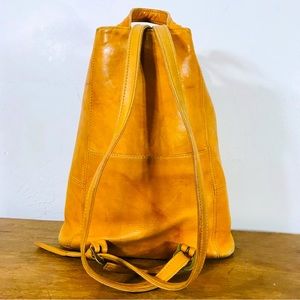 Frye leather backpack
